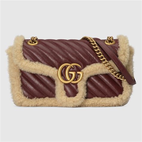 gucci marmont marrone|gucci marmont outlet.